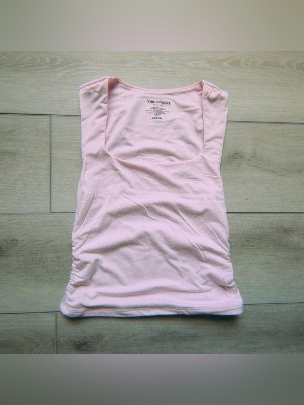 vine and valley essentials square neck tank top
